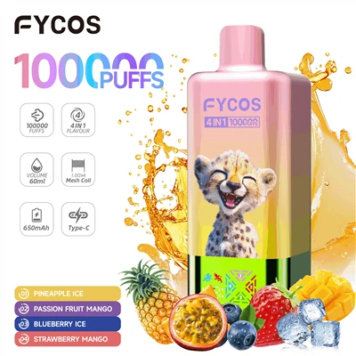 FYCOS 4 IN 1 100K पफ्स डिस्पोजेबल वेप